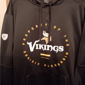 NFL Minnesota Vikings Black and Gold Hoodie